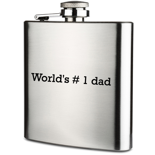 Worlds number 1 dad drankflacon graveren