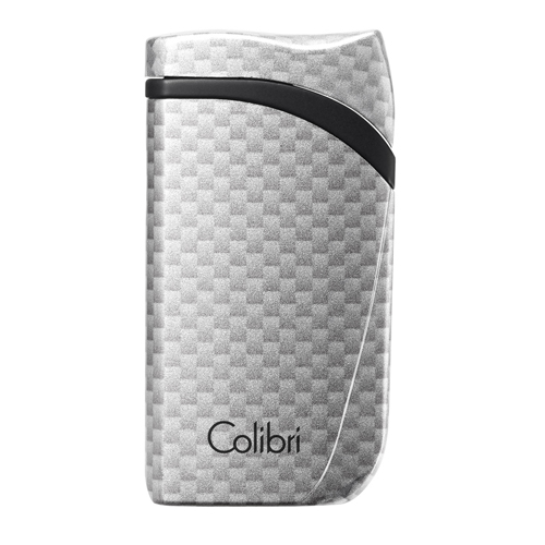 Colibri Single Flame Falcon Carbon Fiber Silver