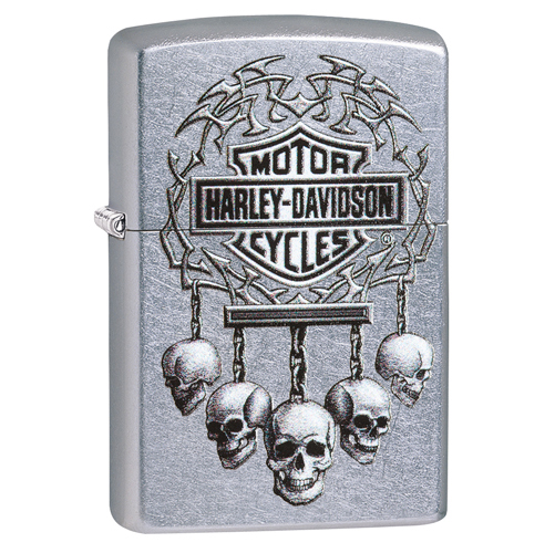 Zippo Harley Davidson Five Skulls
