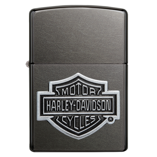 Zippo Harley Davidson Logo Gray