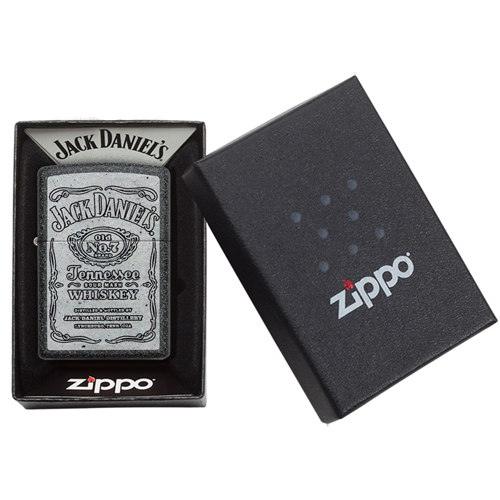 Zippo Jack Daniels Iron Stone verpakking