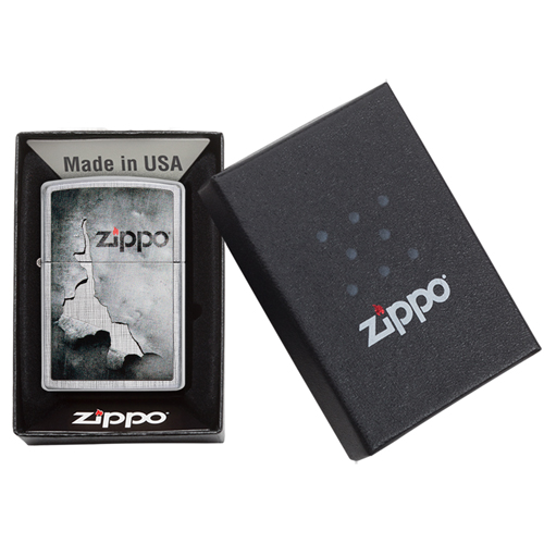 Zippo Peeled Metal verpakking