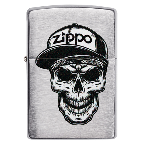 Zippo Skull in Cap