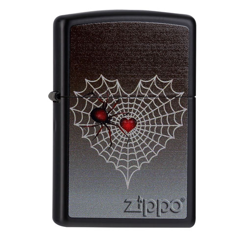 Zippo Love Spider in Web