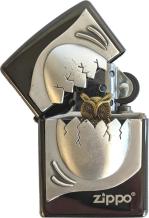 Zippo Limited Edition Owl Trick open