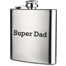 Super Dad drankflacon graveren