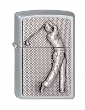 Zippo Golfer 3D Emblem