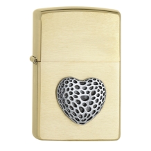 Zippo Mini Heart Brass