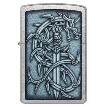 Zippo aansteker Medieval Mythological Design