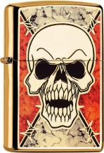 Zippo Brass with Z-Fusion Skull