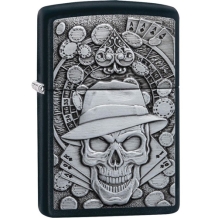 Zippo Gambling Skull