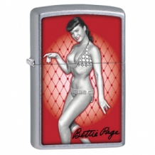 Zippo Betty Page Red