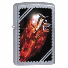 Zippo Chrome Skull