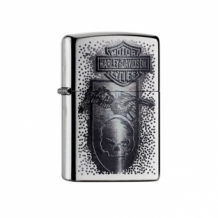 Zippo H-D skull and crow