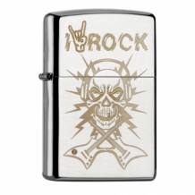 Zippo Hard Rock Skull