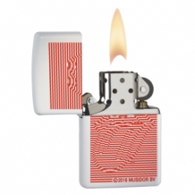 Zippo Rolling Stones Logo mat wit