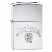 Zippo Jim Beam logo highpolish