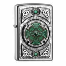 Zippo  celtic green cross