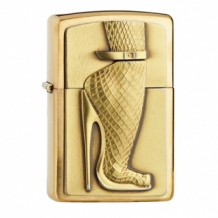 Zippo golden high heels