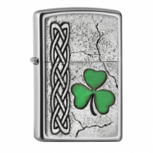 Zippo irisch shamrock emblem