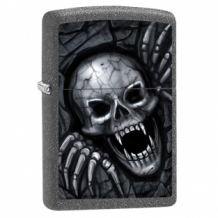 Zippo skull clawing out