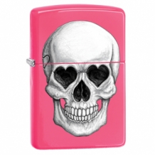 Zippo skull heart eyes and nose