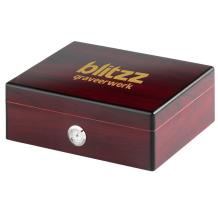 Bruine humidor met logo bedrukken