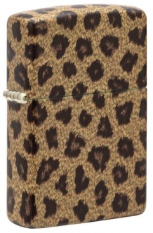 Zippo aansteker Leopard Print Front