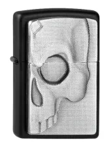 Zippo aansteker Half skull