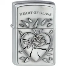 Zippo aansteker Heart of Glass