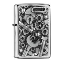 Zippo aansteker Screws and Tools 3D voorkant