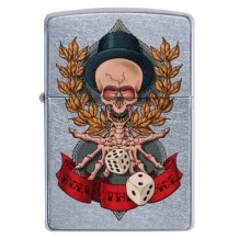 Zippo Skeleton Roll the Dice