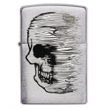 Zippo Skull Lined