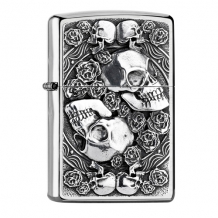 Zippo Skulls and Roses