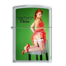 Zippo aansteker vintage Pinup Elena Limited Edition