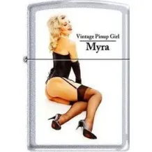 Zippo aansteker vintage Pinup Myra Limited Edition