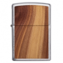 Zippo Woodchuck Brushed Chrome voorzijde