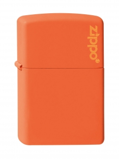 Zippo Orange met Zippo Logo