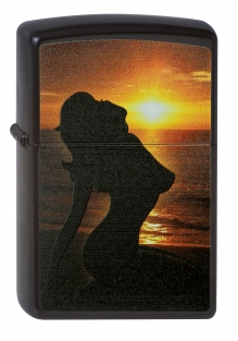 Zippo Woman Silhouette