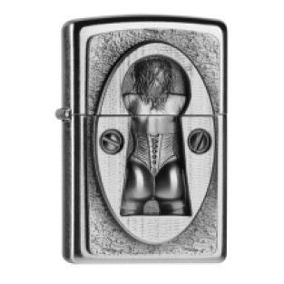 Zippo Keyhole Girl Emblem