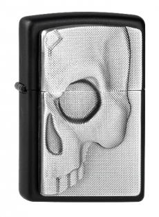 Zippo Half Skull Emblem