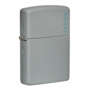 Zippo aansteker Flat Grey with Zippo logo