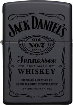 Zippo Jack Daniel's Black in Black