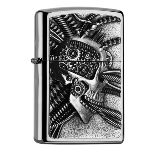 Zippo Cyberpunk Skull