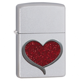 Zippo Glitter Heart