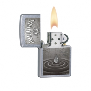 Zippo Jack Daniels Old No7 Drop Street chrome