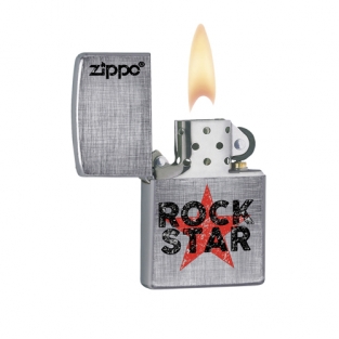 Zippo Rock Star met logo
