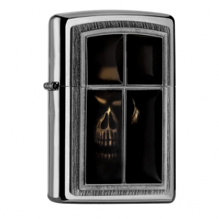 Zippo Window Skull