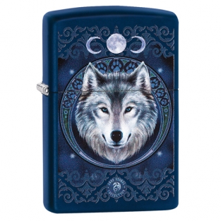 Zippo aansteker Anne Stokes Wolf