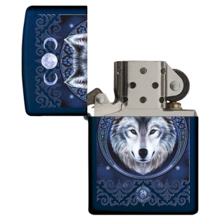 Zippo Anne Stokes - Wolf navy matte